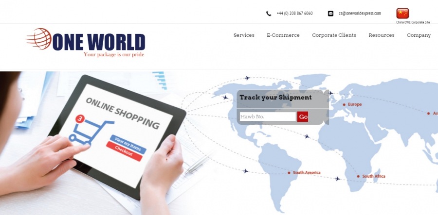 OneWorld Express Paketverfolgung