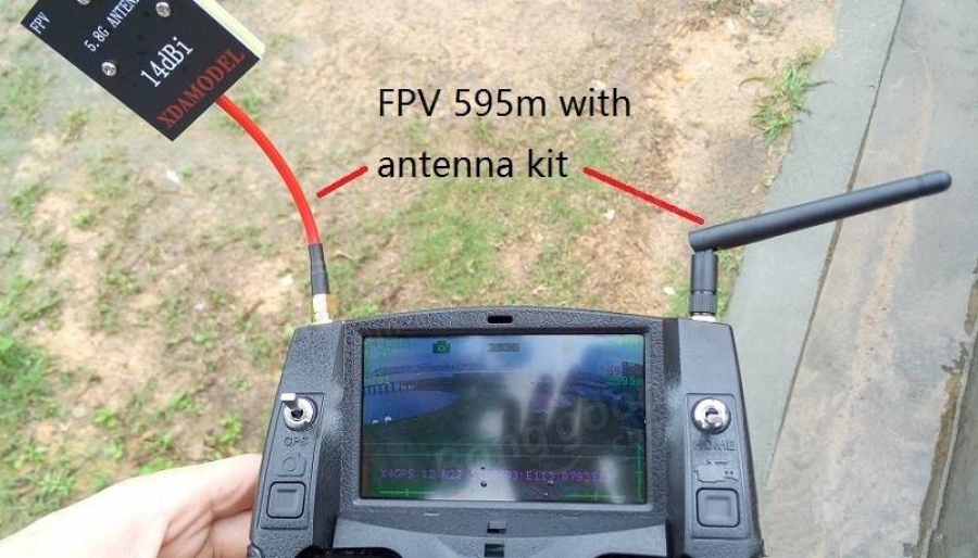Inklusive Antennen zur Signalverstärkung FPV Hubsan H501S H107D