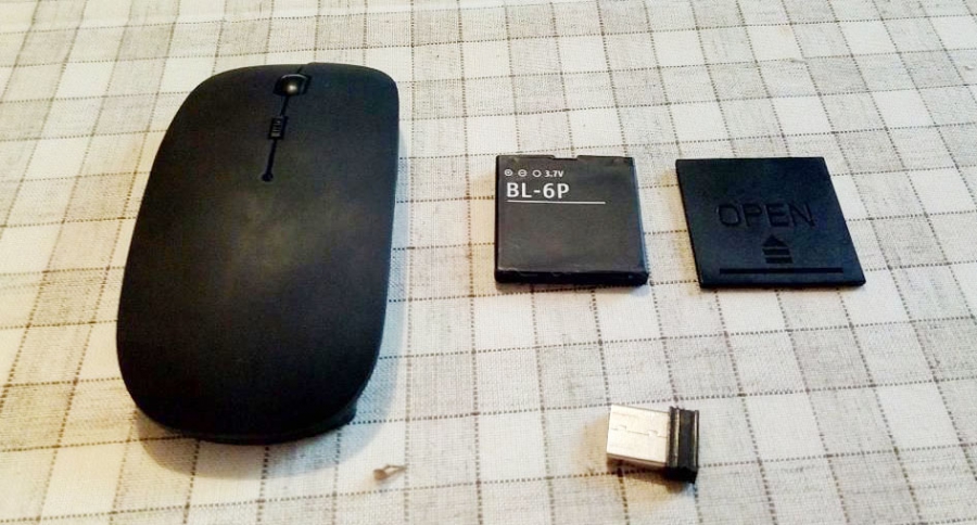 Wireless-Maus mit einem Akku mit Aliexpress