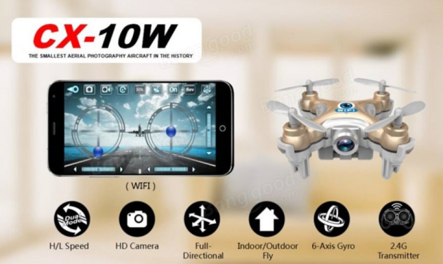 Quadrocopter cheerson cx 10w mit Aliexpress